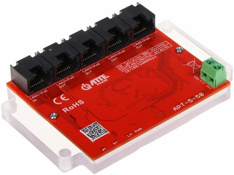 Šakotuvas SWITCH‘AS POE / EXTENDER APT-5-50 5 PRIEVADŲ ATTE