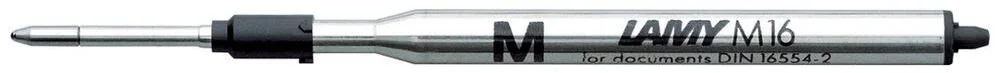 Lamy Kasetė do długopisu LAMY M16, M, blister, juoda