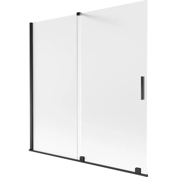 Dušo sienelė Mexen Velar, 160 cm x 150 cm, skaidri/juoda