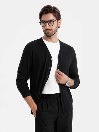 men's sweater - juodas