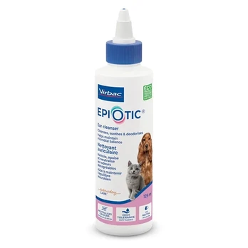 VIRBAC Epiotic ausų valiklis katėms ir šunims 125 ml