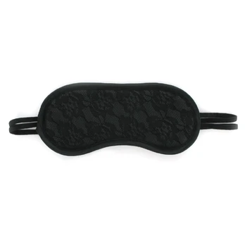 Sportsheets Sincerely Lace Blindfold - Soft Double Strap, Elegant Black