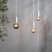 LED lempa E27 A60 Edison 2W Paprastas dūmas 2100K