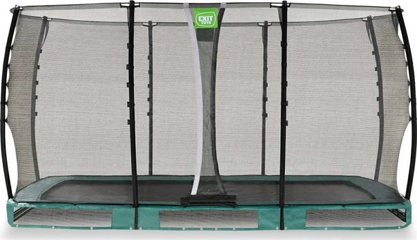 EXIT Allure Classic ground trampoline 214x366cm - žalias