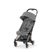 Vežimėlis CYBEX COYA Rosegold Mirage Grey, pilkas kaina