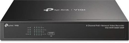 TP-Link VIGI NVR1008H-8MP Network Video Recorder (NVR) Black