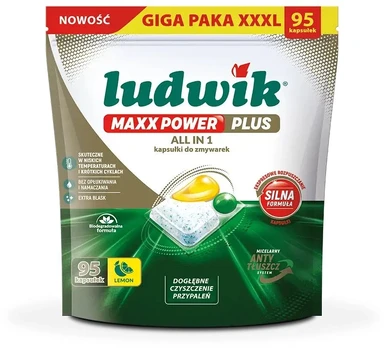 Ludwik Indaplovės kapsulės Maxx Power Plus 95 vnt.