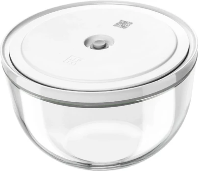ZWILLING FRESH & SAVE Szklana miska su dangteliu 4 ltr, permatomas