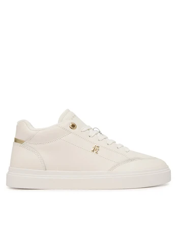 Tommy Hilfiger Laisvalaikio batai Th Chic Cupsole Mc FW0FW09595 Balta
