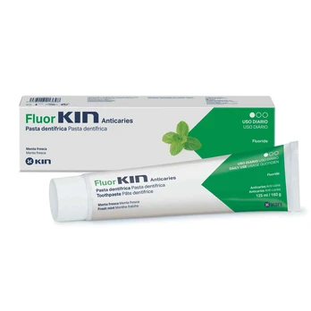 KIN Dantų pasta FLUORKIN ANTICARIES Fresh mint, 125ml