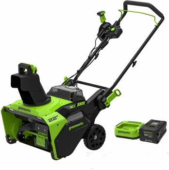 Akumuliatorinis sniego valytuvas Greenworks GD60STK4, 56 cm