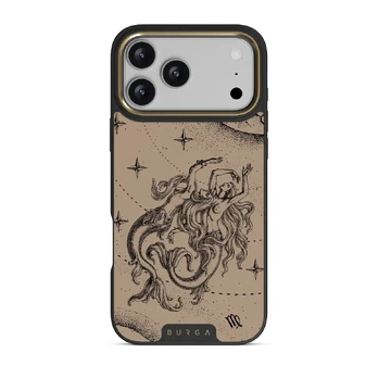 Virgo - iPhone 17 Pro Max Case, Elite Dark (MagSafe) / Gold / Beige