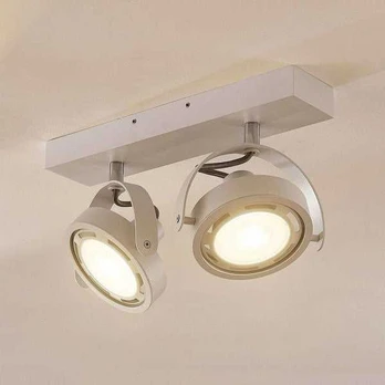 Munin LED prožektorius, reguliuojamas, baltas, 2 lempų