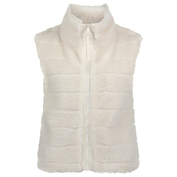 Liemenė moterims, Smėlio, Fluffy vest