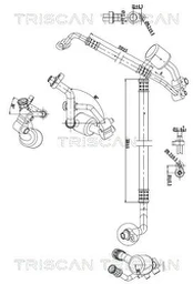 Aukšto/žemo slėgio linija, oro kondicionavimas TRISCAN 9010 24009