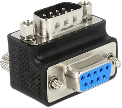 Delock DB-9 - DB-9, Juodas (65593)