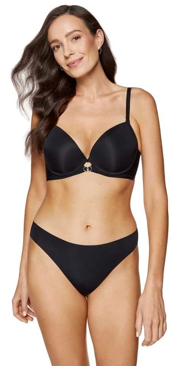 Liemenėlė Melody smooth push-up juoda – subtiliam prisilietimui ir pasitikėjimui.