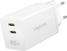 Power supply: switching | 3A | Out: USB C | 65W | 100÷240VAC | white