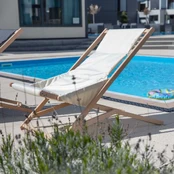 Leżak sodo drewniany Gozo Premium ecru PATIO kaina
