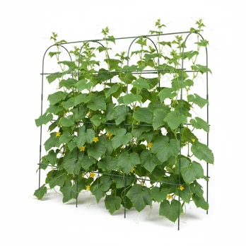 Relaxdays Trellis 182x183x43 cm žalia metalinė