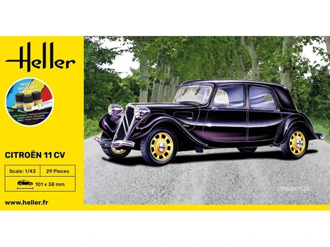 Heller - Citroen 11 CV Dovanų komplektas, 1/43, 56159