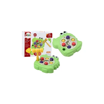 Lean Toys Arcade Game Wac A Mole Crocodile Green Hammer