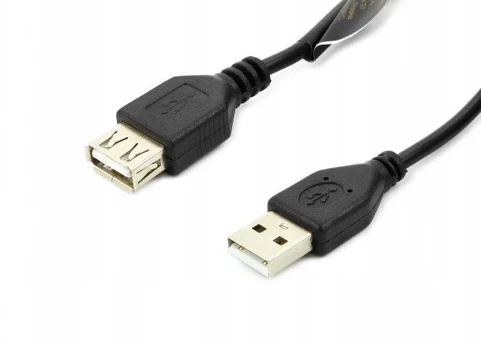 Accura USB-A - USB-A 3.0m M/F juoda