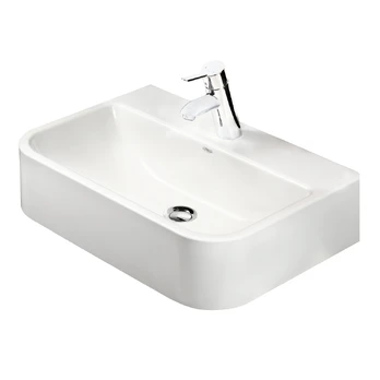 Akmens masės praustuvas PAA Samba 55 cm baltas