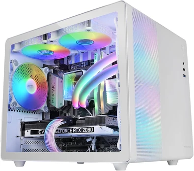 Kompiuterio korpusas Mars Gaming MC400W, balta sp.