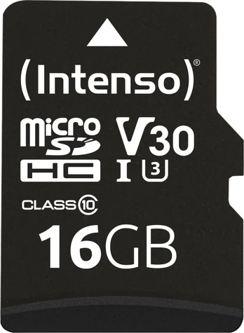 Intenso MEMORY MICRO SDHC 16GB C10/W/ADAPTER 3433470 INTENSO