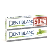 DENTIBLANC EXTRAFRESH WHITENING with mint extract pack 2 x 100 ml kaina
