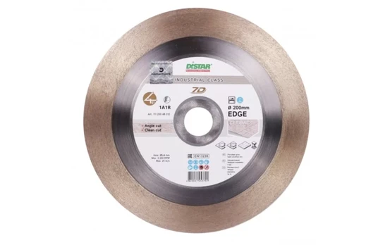 Distar Edge 7D,  Deimantinis diskas plytelių pjovimui kampu 200mm