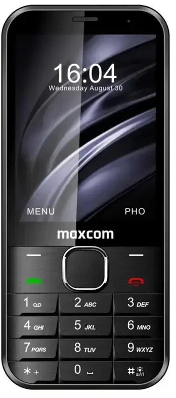 Mobilusis telefonas – MAXCOM MM 334 SE juodas