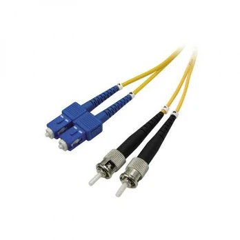 Optyczny Patch Cord Single mod (9/125), 2xST - 2xSC, 1m, economy
