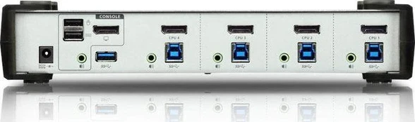 Aten CS1914 4 prievadų USB DP/garso KVMP/USB 3.0 jungiklis