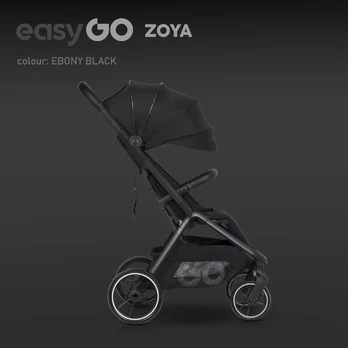 EasyGo Zoya Ebony Black Vaikiškas vežimėlis