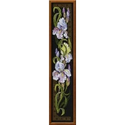 RIOLIS – Create It Yourself – Siuvinėjimo rinkinys „Irisai“ 841 (20x92 cm)