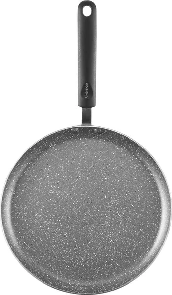 Keptuvė blynams su powłoką Qualum Basic Stone Edition Pedra 25 cm AMBITION