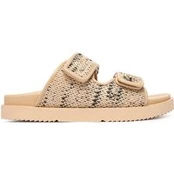 Šlepetės Tommy Hilfiger Double Strap Raffia FW0FW09122 Smėlio