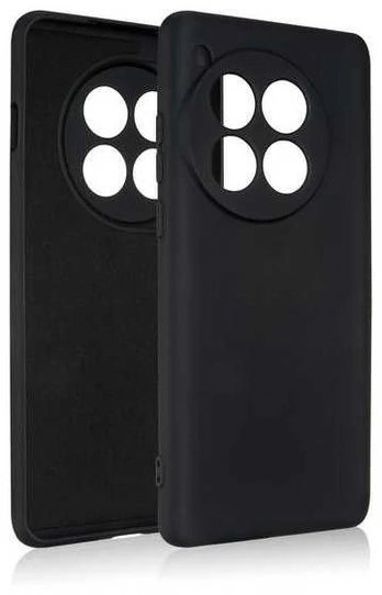 Beline Dėklas Silicone OnePlus 12 5G juoda/juodas