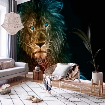 Artgeist Fototapetas - Abstract lion