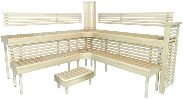 Modulinis pirties gultas PREMIUM, Drebulės mediena