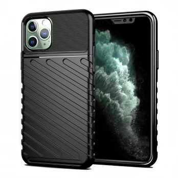 Dėklas Thunder Iphone 12 Pro Max juodas