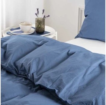 Arctic Nordisk Tekstil Sengesæt NT Kelly denim mėlynas GOTS Percale