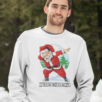 Džemperis "Dabbing Santa Claus" (be kapišono)