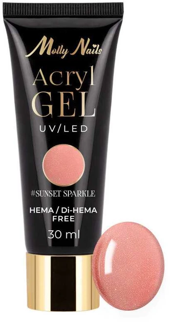 Polygelis Molly Nails, Sunset Sparkle, 30 ml