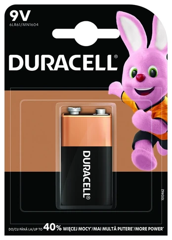 Baterija DURACELL Basic, 9V (6LR61), 1 vnt.