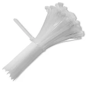 QOLTEC 52240 Reusable Self locking cable tie 4.8x200mm Nylon UV Baltas