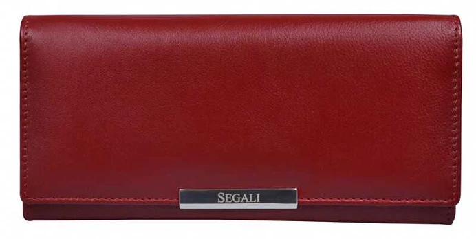 Segali Women´s leather wallet 7066 red