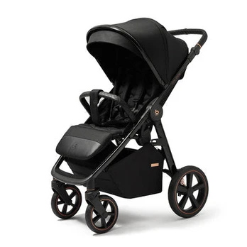 4BABY Xplode Chrome vežimėlis Jet Black